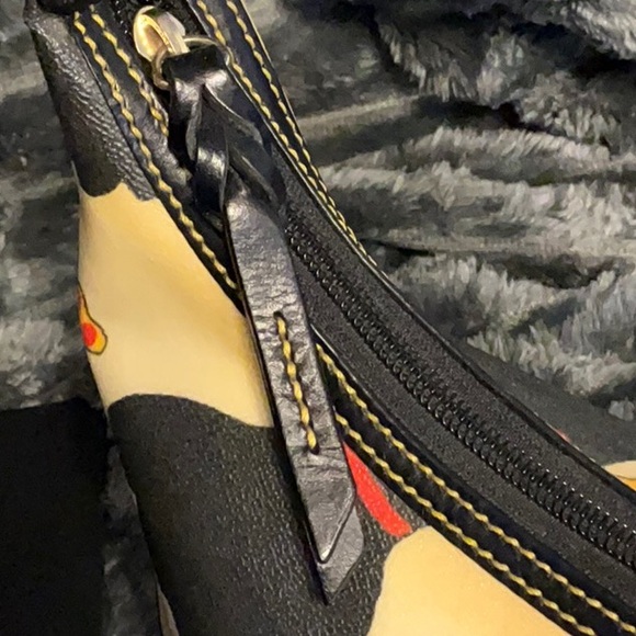 Vintage Dooney & Bourke Scottie Dog Print Shoulder Bag  11”W x 6.25”H x 7”D ~EUC - Picture 11 of 16